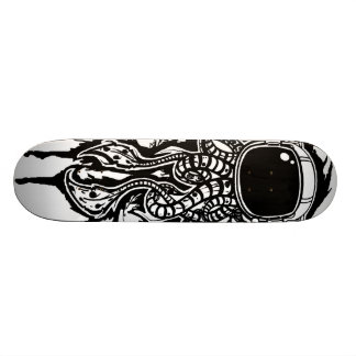 ruimte inktvis skateboard