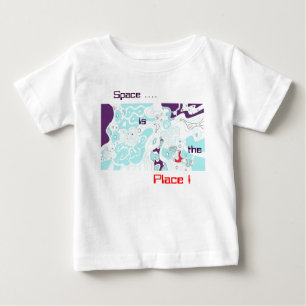 Ruimte is de plek! abstract t-shirt