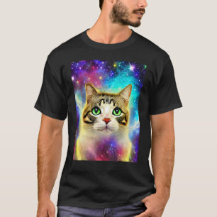 Ruimte Kat Kitty Kitten In Kat Stijl 10 T-shirt