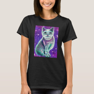 Ruimte Kat Kitty Kitten In Kat Stijl 14 T-shirt