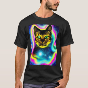 Ruimte Kat Kitty Kitten In Kat Stijl 8 T-shirt