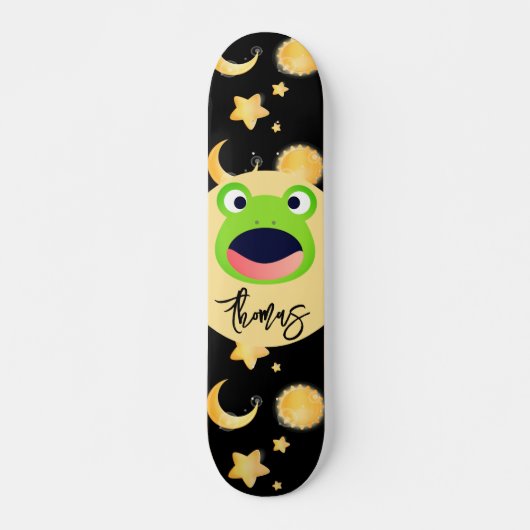 Ruimte-kikker Skateboard (Voorkant)