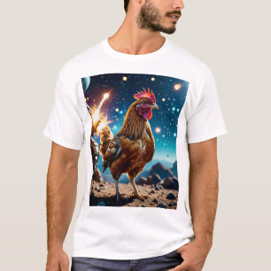 Ruimte Kip T-shirt Grappig Gift