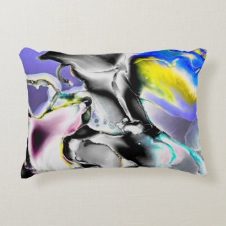 Ruimte. Klein-witte achtergrond. Rooklaat-Afbeeldi Accent Kussen