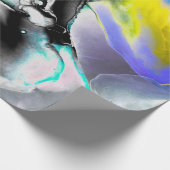 Ruimte. Klein-witte achtergrond. Rooklaat-Afbeeldi Cadeaupapier (Hoek)