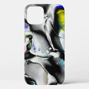 Ruimte. Klein-witte achtergrond. Rooklaat-Afbeeldi iPhone 12 Hoesje