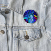 Ruimte Kristal Ronde Button 5,7 Cm (In situ)