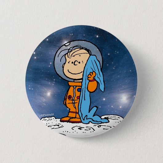 RUIMTE | Linus Astronaut Ronde Button 5,7 Cm (Voorkant)
