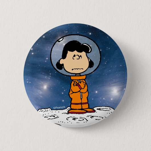 RUIMTE | Lucy Astronaut Ronde Button 5,7 Cm (Voorkant)