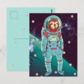 Ruimte Luiaard Briefkaart (Voorkant / Achterkant)