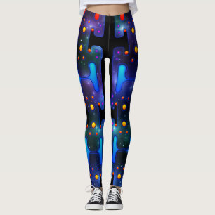 Ruimte meisje mechanische Android futuristische ro Leggings
