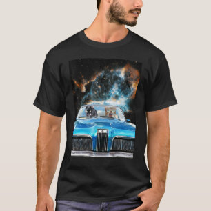 Ruimte Melkweg Katten Besturen Kat Auto T-shirt