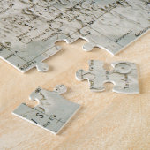 RUIMTE: MOON MAP, 1972 LEGPUZZEL (Zijkant)