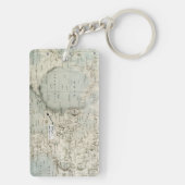 RUIMTE: MOON MAP, 1972 SLEUTELHANGER (achterkant)