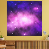 Ruimte of Galaxy Achtergrond met de Rand van de Wi Canvas Afdruk (Insitu (Woonkamer))