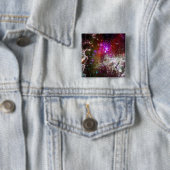 Ruimte - Pacman Nebula Vierkante Button 5,1 Cm (In situ)