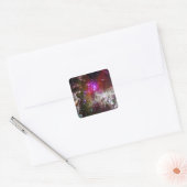 Ruimte - Pacman Nebula Vierkante Sticker (Envelop)