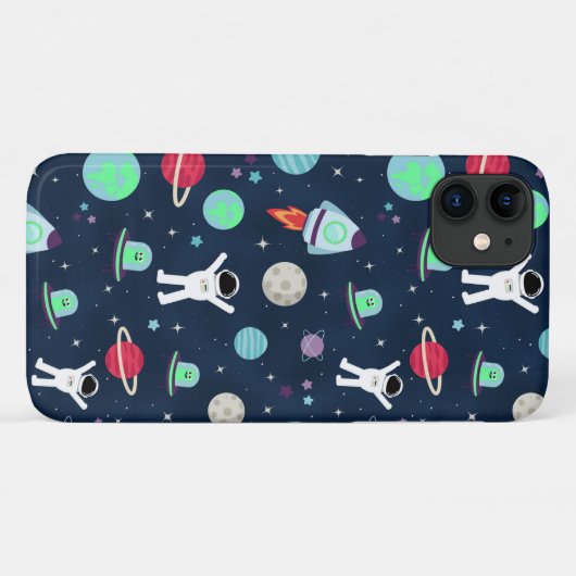 Ruimte Patroon illustratie Case-Mate iPhone Case (Achterkant (horizontaal))