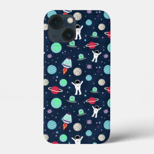 Ruimte Patroon illustratie iPhone 13 Mini Hoesje