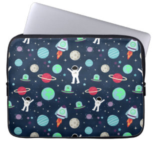 Ruimte Patroon illustratie Laptop Sleeve