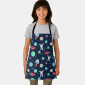 Ruimte Patroon illustratie Schort (Insitu)