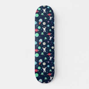 Ruimte Patroon illustratie Skateboard