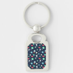 Ruimte Patroon illustratie Sleutelhanger