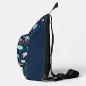Ruimte Patroon illustratie Sling Bag (Rechts)