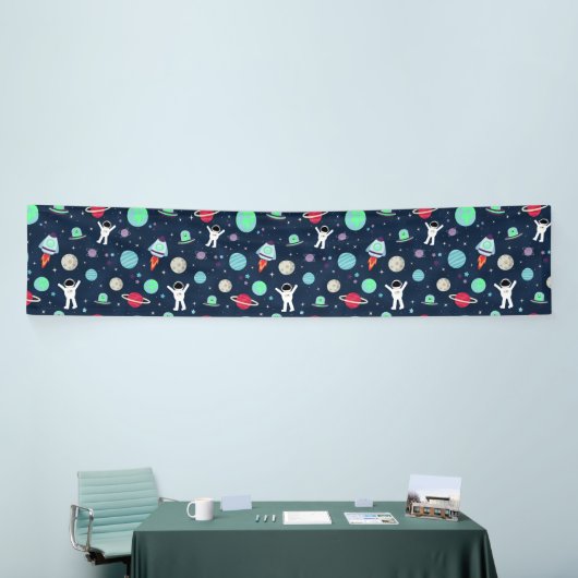 Ruimte Patroon illustratie Spandoek (Beurs)