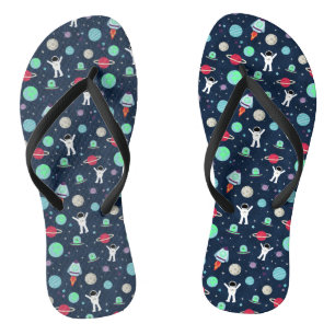 Ruimte Patroon illustratie Teenslippers