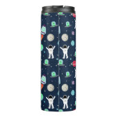 Ruimte Patroon illustratie Thermosbeker (Achterkant)