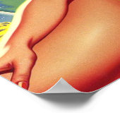  ruimte Pin-up Poster (Hoek)