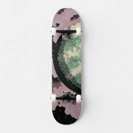 Ruimte Pixel Art. Skateboard
