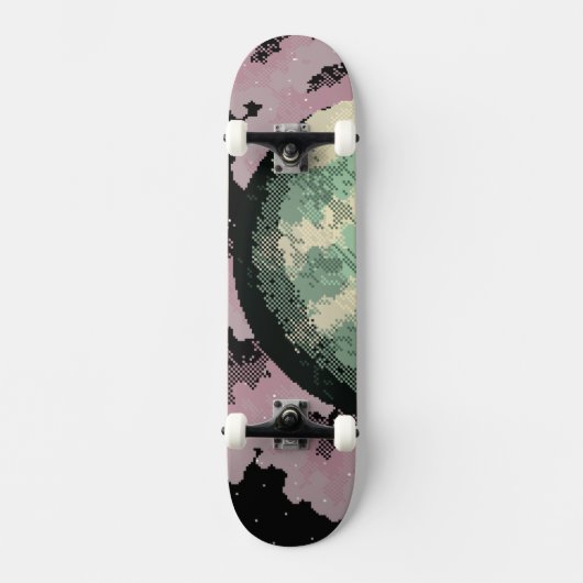 Ruimte Pixel Art. Skateboard (Voorkant)