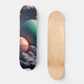 Ruimte & Planeet Skateboard Design (Voorkant)