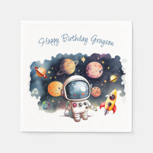 Ruimte Planeten Jongen Verjaardag Servet