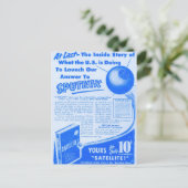 Ruimte Race Briefkaart (Staand voorkant)