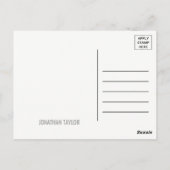 Ruimte-Rocket naar de geboorte van het Moon Kind D Briefkaart (Achterkant)