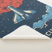 Ruimte-Rocket naar Red Planet, aangepaste tapes vo Sherpa Deken (3/4)