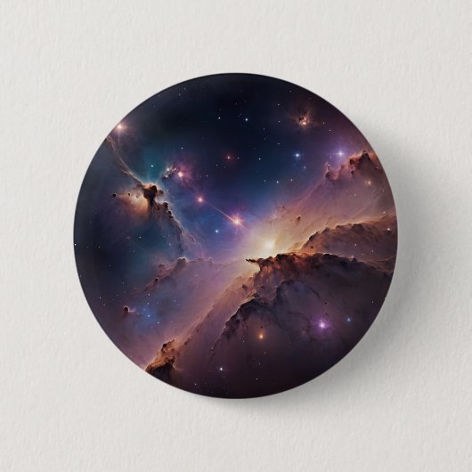 Ruimte Ronde Button 5,7 Cm (Voorkant)