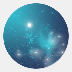 ruimte ronde sticker
