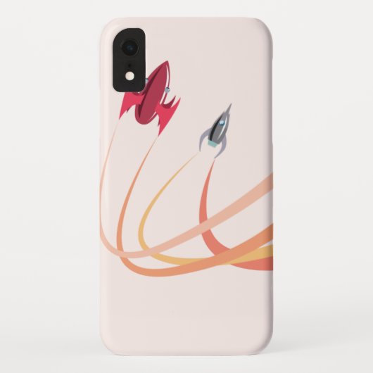 Ruimte Ruimteschip Ruimtevaartuig Lancering Achter Case-Mate iPhone Case (Achterkant)