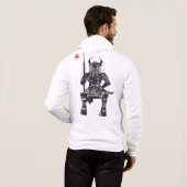 Ruimte Samurai Krijger Hoodie (Achterkant volledig)