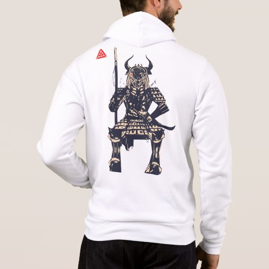 Ruimte Samurai Krijger Hoodie (Achterkant)