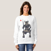 Ruimte Samurai Krijger Trui (Voorkant volledig)