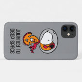 RUIMTE | Snoopy Astronaut Case-Mate iPhone Case (Achterkant (horizontaal))