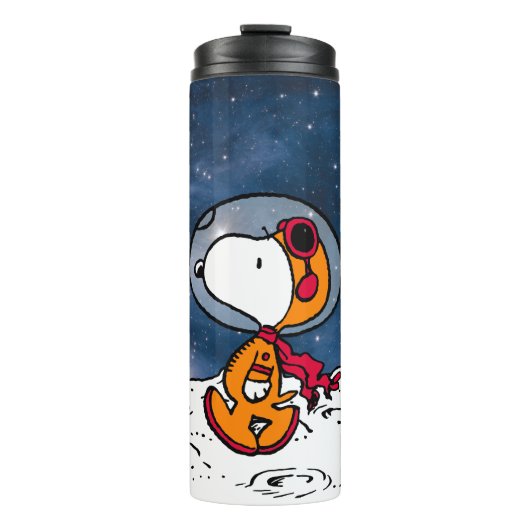 RUIMTE | Snoopy Astronaut Thermosbeker (Voorkant)