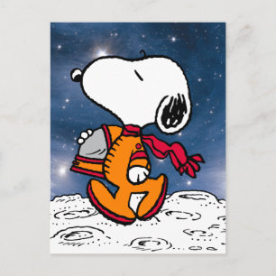 RUIMTE Snoopy Briefkaart