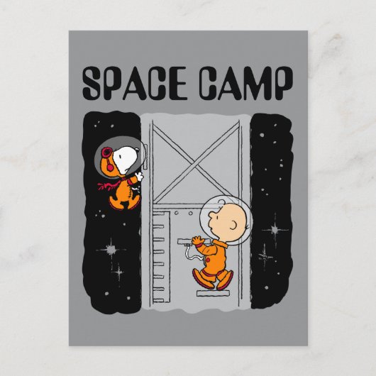 RUIMTE | Snoopy & Charlie Brown Briefkaart (Voorkant)