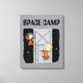 RUIMTE | Snoopy & Charlie Brown Canvas Afdruk (Voorkant)